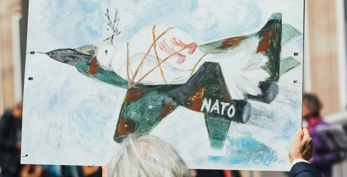 NATO vs Russia self-interest: Easter March 2025, “Never again war”. Photo by Markus on Unsplash